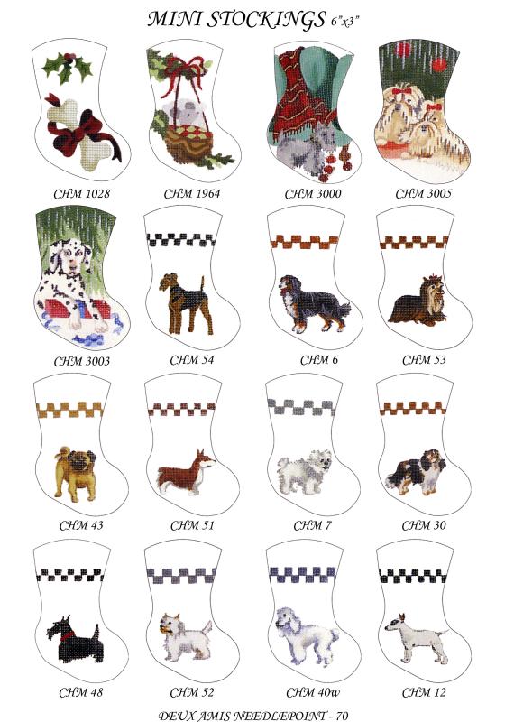 Catalog - Page 70 - Mini Stockings - Dogs