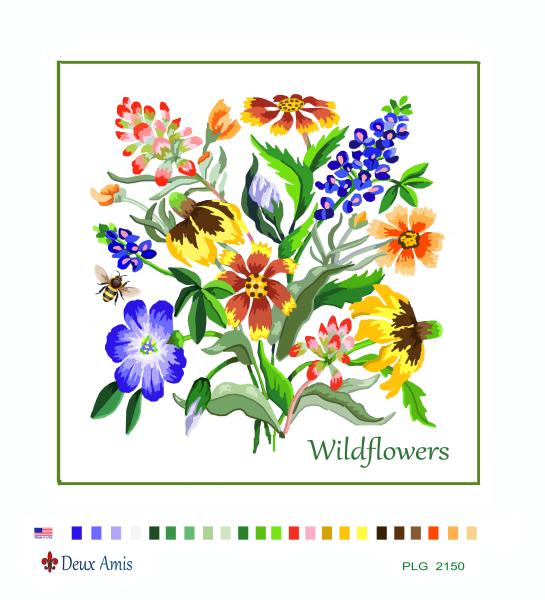 PLG 2150  Texas Wildflowers Vert. 16 x16