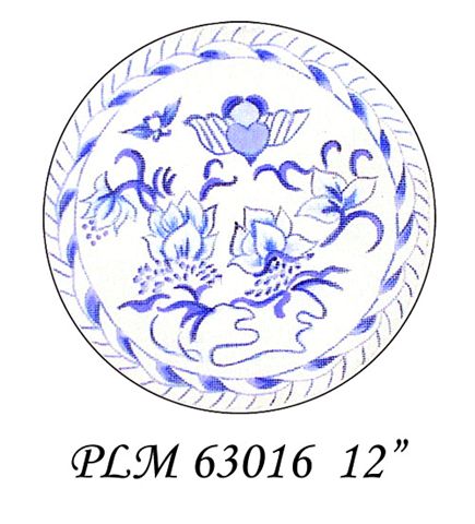 PLM 63016  BLUE WILLOW ROUND